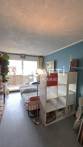 Arcachon – Grand studio 27 m² climatisé avec balcon, vue piscine & aperçu Bassin