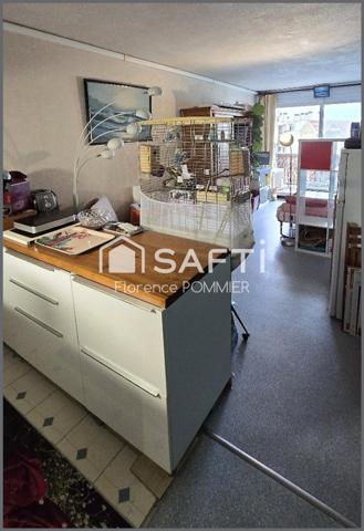 Arcachon – Grand studio 27 m² climatisé avec balcon, vue piscine & aperçu Bassin