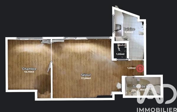 Appartement à vendre 2 pièces 41 m² Paris 18