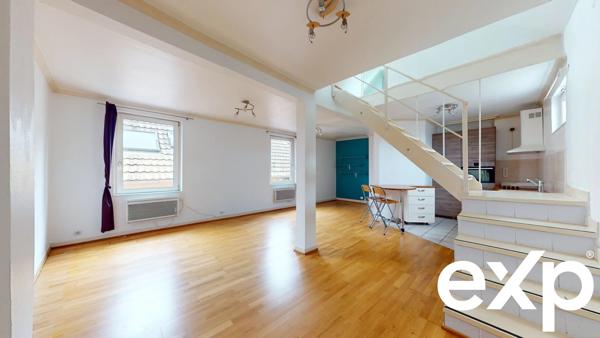 Charmant 2 pièces en duplex loué