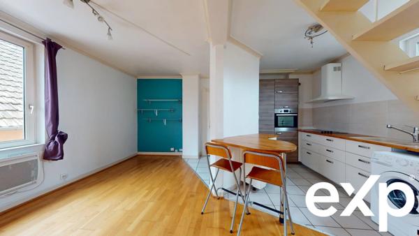 Charmant 2 pièces en duplex loué