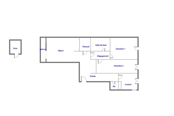 Appartement à vendre 3 pièces 65 m² Montrouge