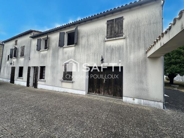 Maison de ville, dépendances, jardin sans vis-à-vis secteur Conseil Général