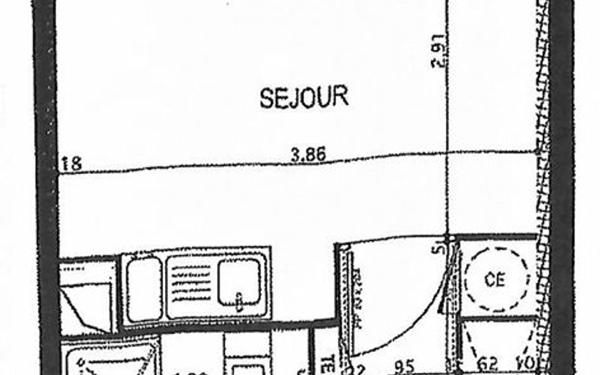 Appartement à vendre    1 pièce • 17 m2 Perpignan