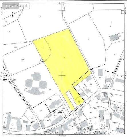 Achat - Terrain à bâtir Sainte-Féréole 19270 9488 m 2 12321 m 2