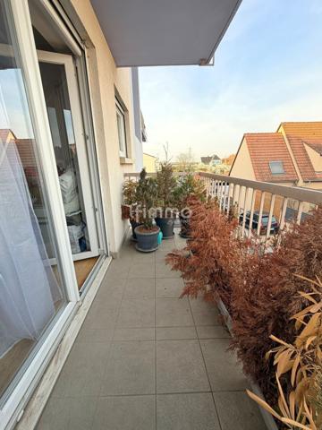 Appartement 3 pièces avec balcons et garage