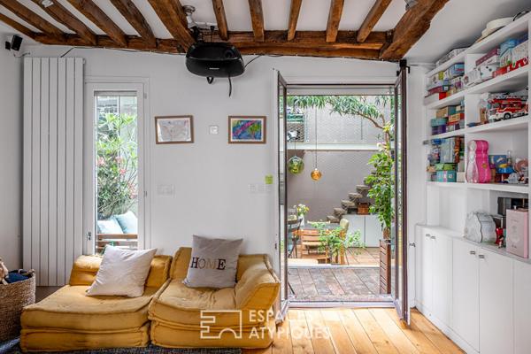 Triplex avec patio au coeur de Montmartre