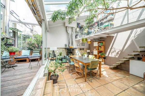 Triplex avec patio au coeur de Montmartre