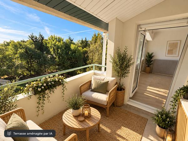 Appartement Reze T3 3 ème et dernier étage Blordière