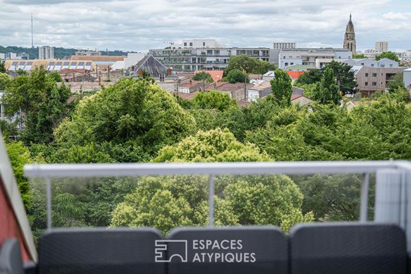 Duplex inversé avec terrasse et vues dégagées
