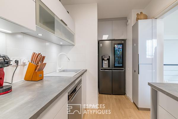 Duplex inversé avec terrasse et vues dégagées