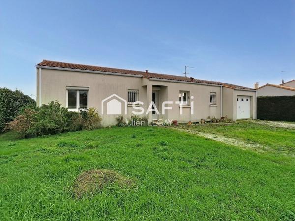 PAVILLON PLAIN PIED 3 CHAMBRES JARDIN GARAGE