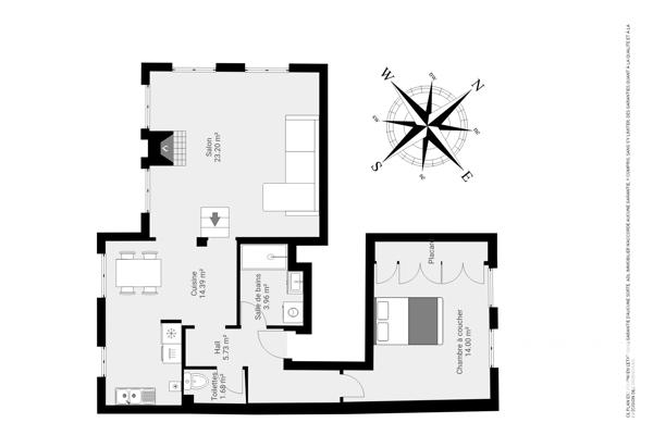 Appartement à vendre 2 pièces 63,04 m² Chartres