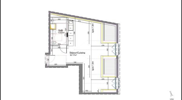 Appartement à vendre 2 pièces LA FERTE SOUS JOUARRE (77)