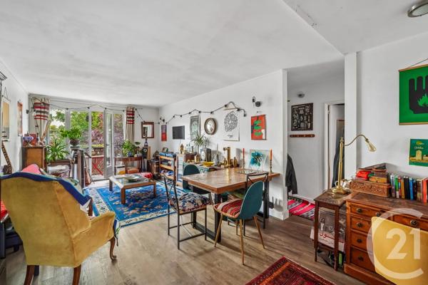 Appartement F3 à vendre  3 pièces - 62,98 m 2   PARIS  - 75020