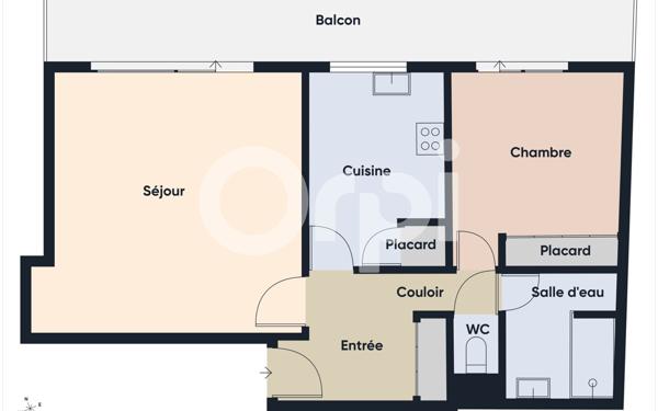 Appartement à vendre    2 pièces • 55,09 m2 Meudon