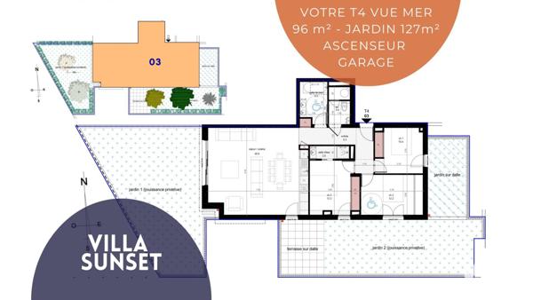 Appartement à vendre 4 pièces 96 m² Six-Fours-les-Plages