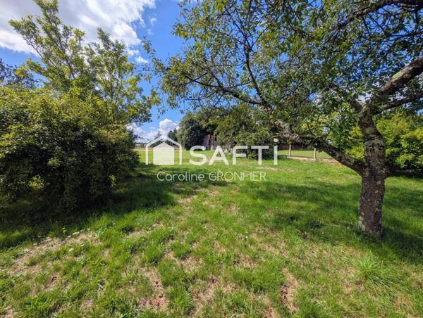 Maison sur sous-sol avec grand terrain - Proche Digoin