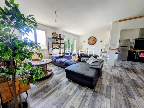 Maison sur sous-sol avec grand terrain - Proche Digoin