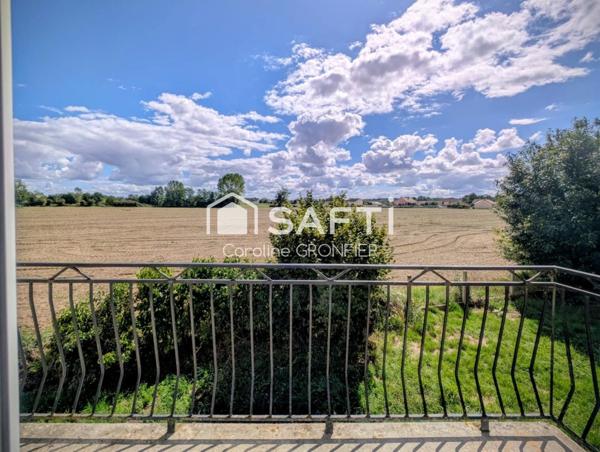 Maison sur sous-sol avec grand terrain - Proche Digoin