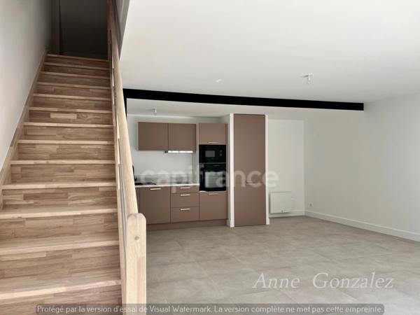 ORLEANS CENTRE, à vendre plateau d'appartement duplex de 122 m2 avec jardin de 97 m2 et place de parking et/ou garage box de 25m2