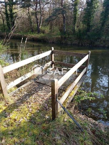 Terrain de loisir avec petit étang de -1 000 m²