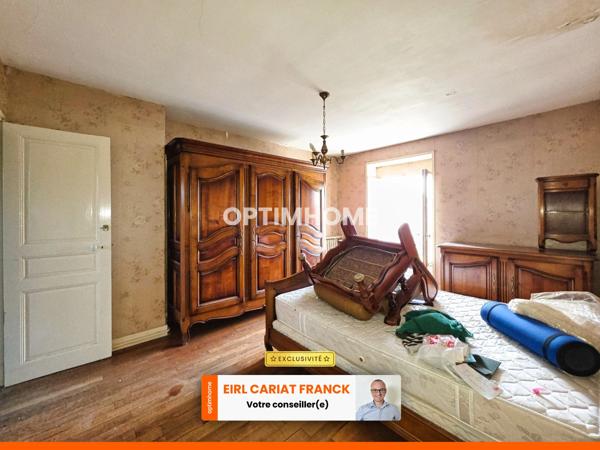 MAISON EN PIERRE DE 95 M2 SUR ÉTAGE, L’ENSEMBLE SUR 245 M² DE TERRAIN CLOS AVEC UNE DÉPENDANCE