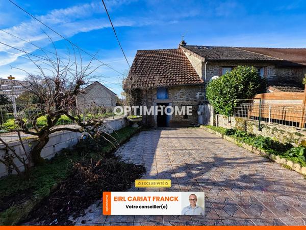MAISON EN PIERRE DE 95 M2 SUR ÉTAGE, L’ENSEMBLE SUR 245 M² DE TERRAIN CLOS AVEC UNE DÉPENDANCE