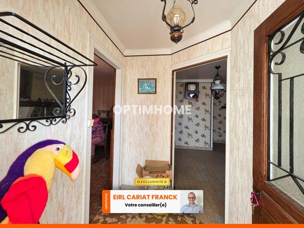 MAISON EN PIERRE DE 95 M2 SUR ÉTAGE, L’ENSEMBLE SUR 245 M² DE TERRAIN CLOS AVEC UNE DÉPENDANCE