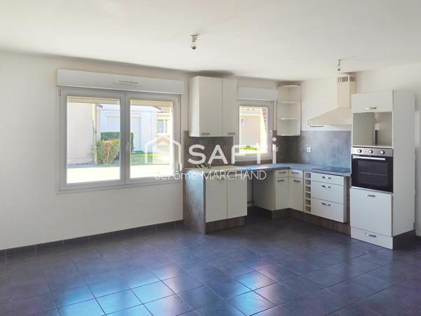 Appartement T2 51m² avec jardinet + parking