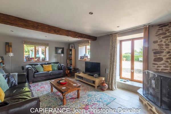 Maison à vendre proche de GORRON (53) 3 chambres sur terrain de 2400 m2