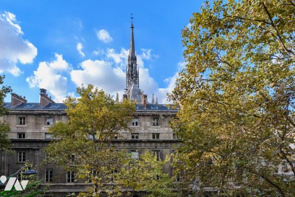 PARIS 04 / ÎLE DE LA CITÉ - APPARTEMENT HAUSSMANNIEN AVEC BALCON ET VUES + CAVE