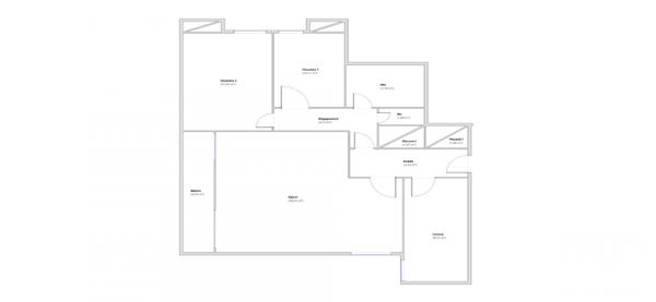 Appartement à vendre 3 pièces 75 m² Nanterre