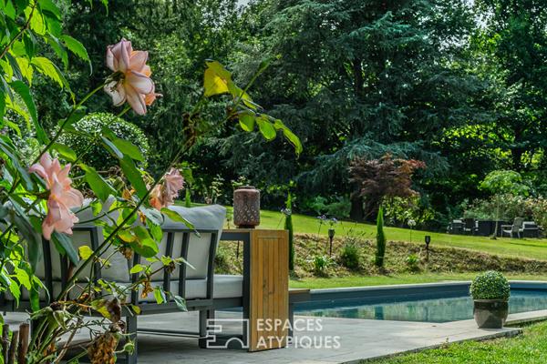 Ancien relais de chasse rénové sur son parc remarquable