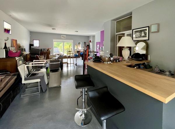 Loriol-sur-Drôme (26270) Maison de maître 1907 - centre Loriol-sur-Drôme - 330 m² - terrain 1 400 m² - piscine – terrasse 60 m² - stati