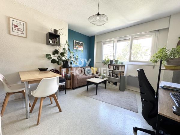 Grenoble – Idéal investisseur : Appartement T2 vendu loué avec cave, possibilité garage