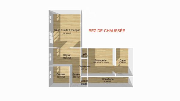 Maison
                                                                                                                                                                                                                                                                                                                        6 pièce(s)                                                                                                                                                                                                          3 chambre(s)                                                                                                                                                                                                          130  m²