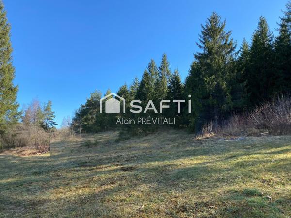 Vue dégagée, terrain 987 m²