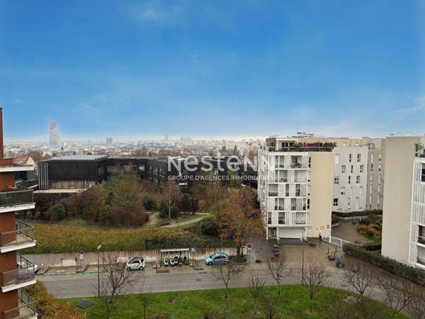 ISSY LES MOULINEAUX - FORT D'ISSY - A vendre un appartement 2 pièces au dernier étage avec une vue dégagée sans vis à vis