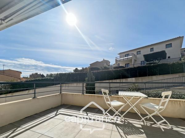 Appartement à vendre 1 pièces BORMES LES MIMOSAS (83), résidence standing, Terrasse sud + PARKING COUVERT + CAVE