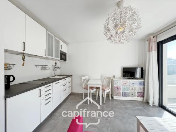 Appartement à vendre 1 pièces BORMES LES MIMOSAS (83), résidence standing, Terrasse sud + PARKING COUVERT + CAVE
