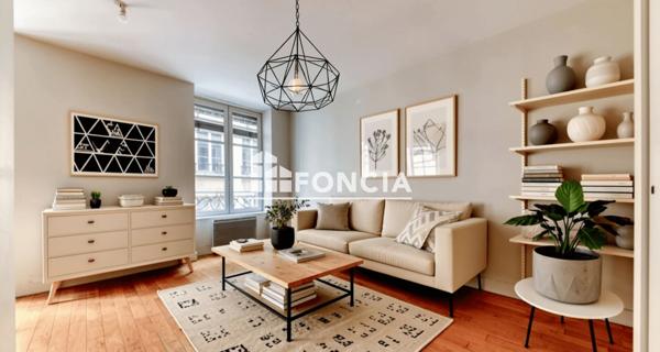 À vendre Appartement 2 pièces 39 m² - Lyon 69001