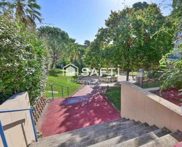 CANNES – Domaine des Palmiers – Résidence recherchée avec parc, piscine, mini-golf et tennis