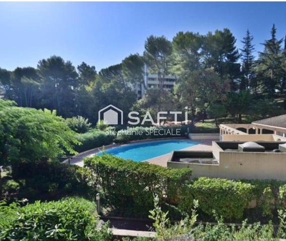 CANNES – Domaine des Palmiers – Résidence recherchée avec parc, piscine, mini-golf et tennis