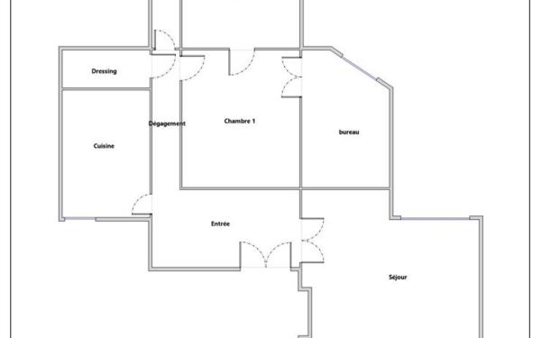 Appartement à vendre    3 pièces • 72,97 m2 Paris 20