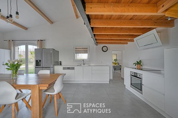 Mas contemporain aux deux maisons – Petite Camargue