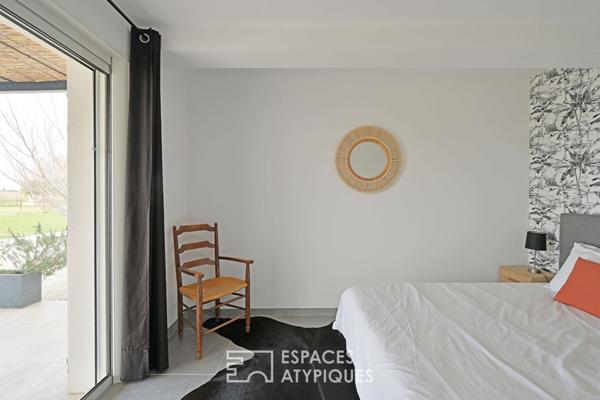 Mas contemporain aux deux maisons – Petite Camargue