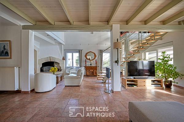 Mas contemporain aux deux maisons – Petite Camargue