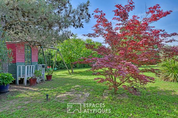 Mas contemporain aux deux maisons – Petite Camargue