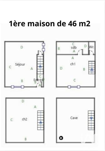 Maison à vendre 4 pièces 73 m² Revin